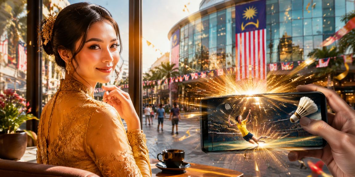 Pengguna Malaysia di Johor Bahru mengakses platform hiburan dalam talian zplay88 melalui telefon